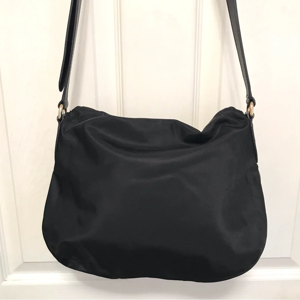 Marc Jacobs New York preppy Nylon Natasha Crossbosy Bag Black